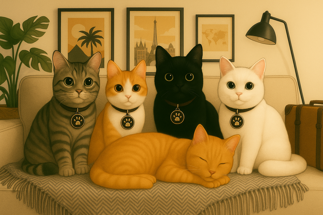 Les chats de la tribu des chaleureux : Tendresse & Sérénité